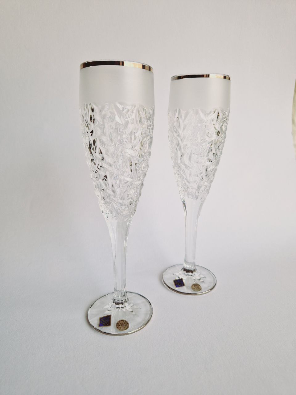 Crystal champagne matte set- Nicolette - Image 2