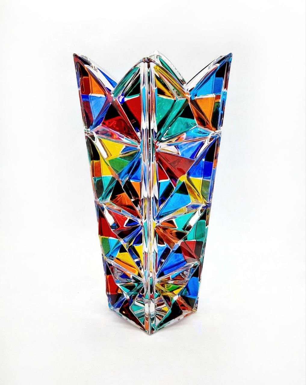 Crystal vase- pyramid - Image 2
